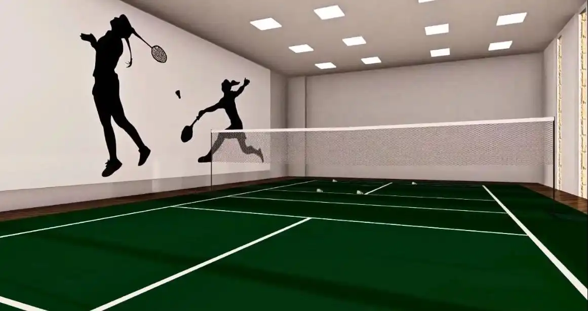 Modern living room with TV unit